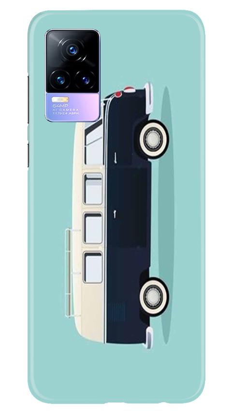 Travel Bus Mobile Back Case for Vivo Y73 (Design - 379)