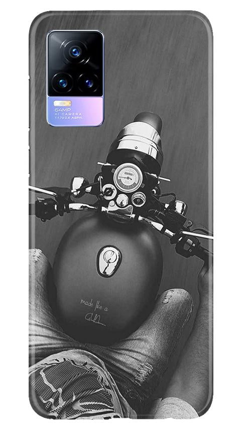 Royal Enfield Mobile Back Case for Vivo Y73 (Design - 382)