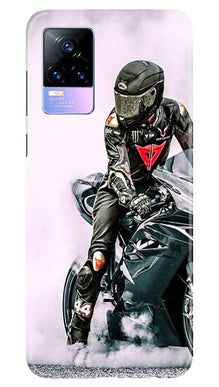 Biker Mobile Back Case for Vivo Y73 (Design - 383)