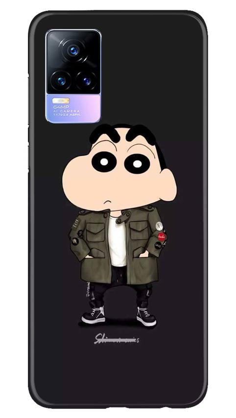Shin Chan Mobile Back Case for Vivo Y73 (Design - 391)