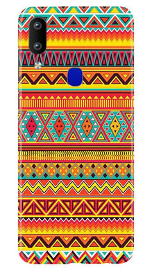Zigzag line pattern Mobile Back Case for Vivo Y91 (Design - 4)