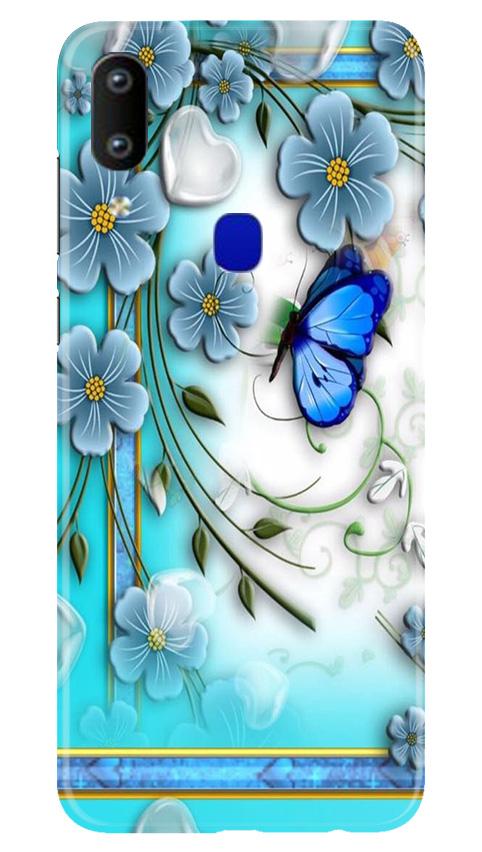 Blue Butterfly Case for Vivo Y91