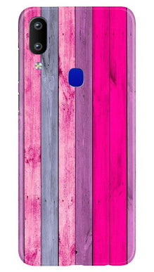 Wooden look Mobile Back Case for Vivo Y91 (Design - 24)