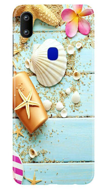 Sea Shells Mobile Back Case for Vivo Y91 (Design - 63)