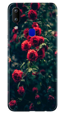 Red Rose Mobile Back Case for Vivo Y91 (Design - 66)