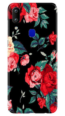 Red Rose2 Mobile Back Case for Vivo Y91 (Design - 81)