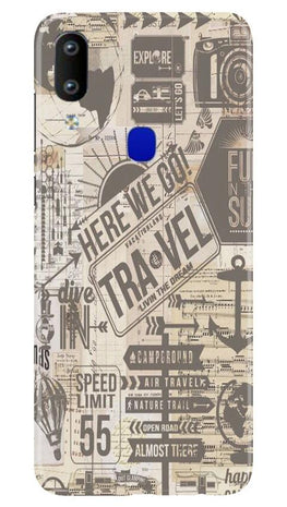 Travel Case for Vivo Y91(Design - 104)