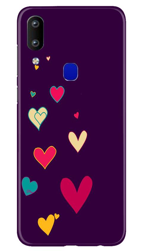 Purple Background Case for Vivo Y91  (Design - 107)