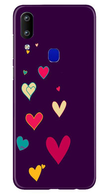 Purple Background Mobile Back Case for Vivo Y91  (Design - 107)