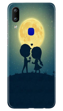 Love Couple Mobile Back Case for Vivo Y91  (Design - 109)