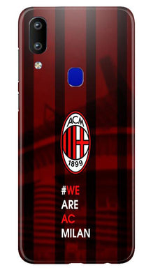 AC Milan Mobile Back Case for Vivo Y91  (Design - 155)