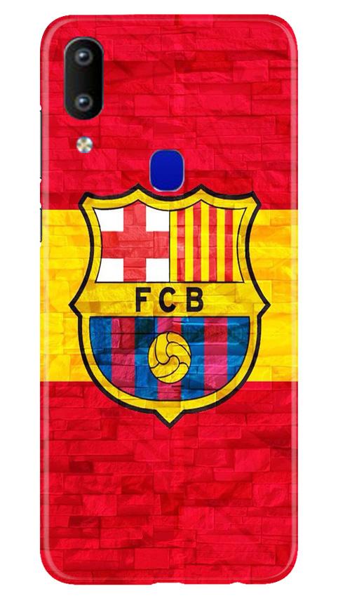 FCB Football Case for Vivo Y91  (Design - 174)