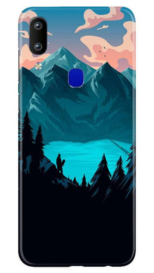 Mountains Mobile Back Case for Vivo Y91 (Design - 186)