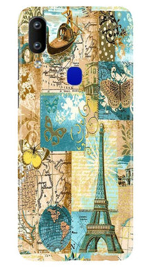 Travel Eiffel Tower Mobile Back Case for Vivo Y91 (Design - 206)