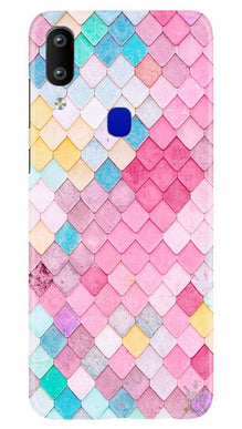 Pink Pattern Mobile Back Case for Vivo Y91 (Design - 215)