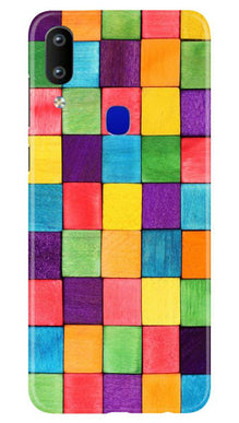 Colorful Square Mobile Back Case for Vivo Y91 (Design - 218)