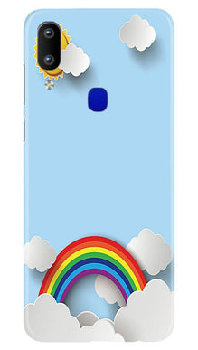 Rainbow Mobile Back Case for Vivo Y91 (Design - 225)