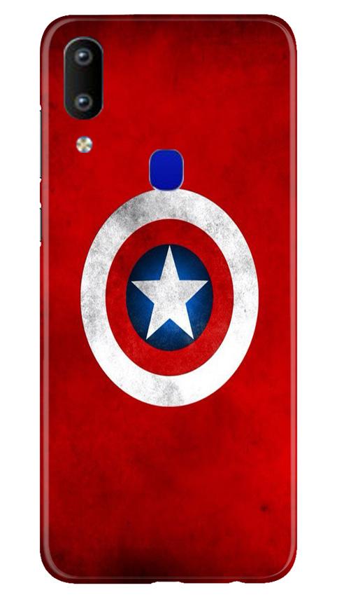 Captain America Case for Vivo Y91 (Design No. 249)