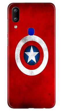Captain America Mobile Back Case for Vivo Y91 (Design - 249)