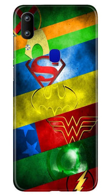 Superheros Logo Mobile Back Case for Vivo Y91 (Design - 251)