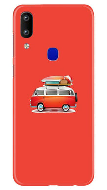 Travel Bus Mobile Back Case for Vivo Y91 (Design - 258)