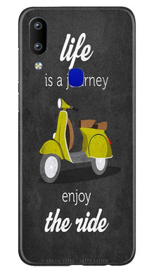 Life is a Journey Mobile Back Case for Vivo Y91 (Design - 261)