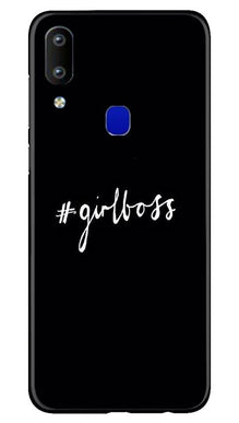 #GirlBoss Mobile Back Case for Vivo Y91 (Design - 266)