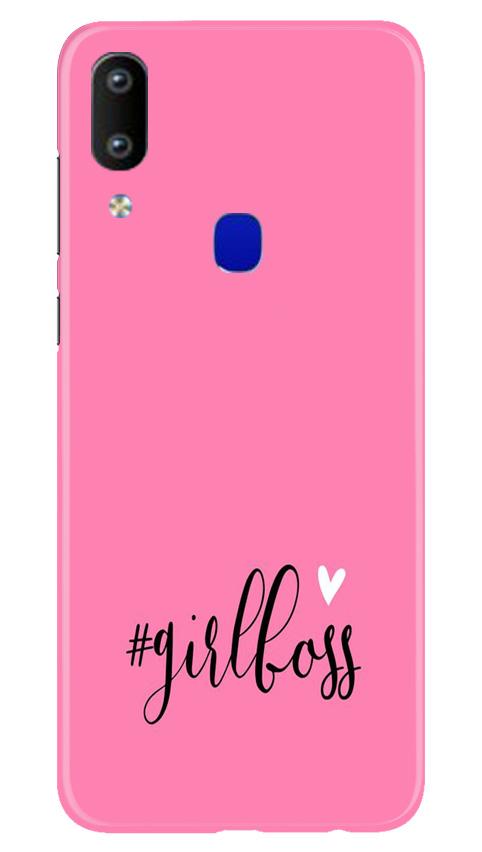 Girl Boss Pink Case for Vivo Y91 (Design No. 269)