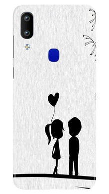 Cute Kid Couple Mobile Back Case for Vivo Y91 (Design - 283)