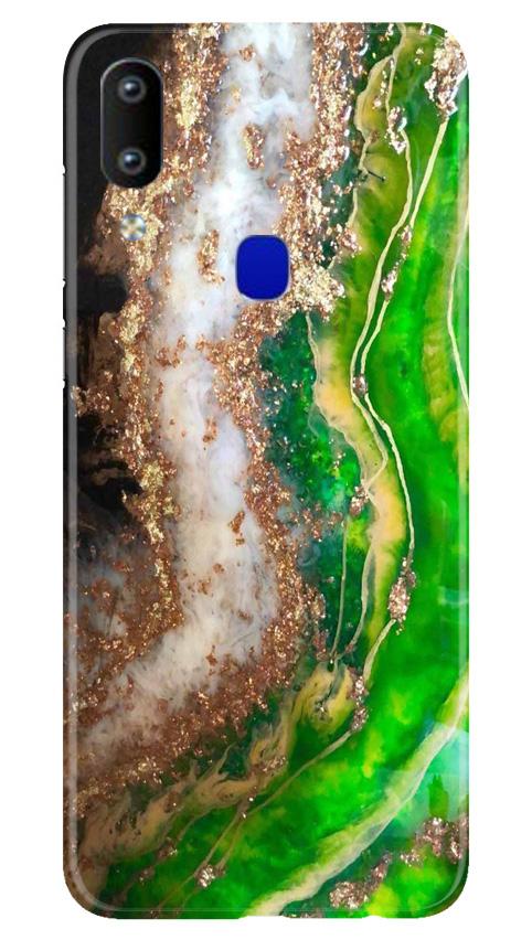 Marble Texture Mobile Back Case for Vivo Y91   (Design - 307)