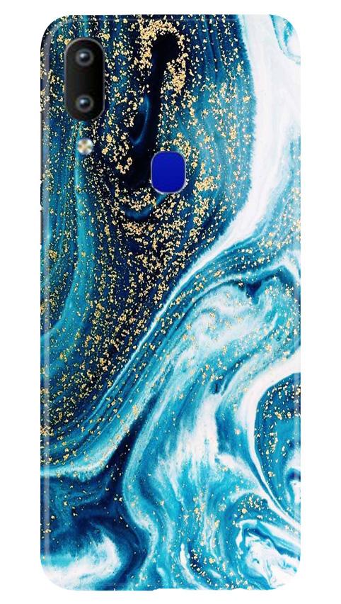 Marble Texture Mobile Back Case for Vivo Y91   (Design - 308)