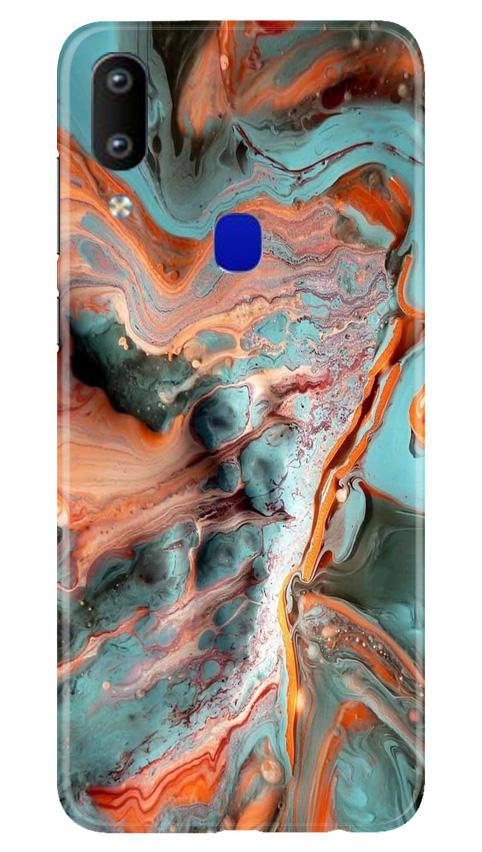 Marble Texture Mobile Back Case for Vivo Y91   (Design - 309)