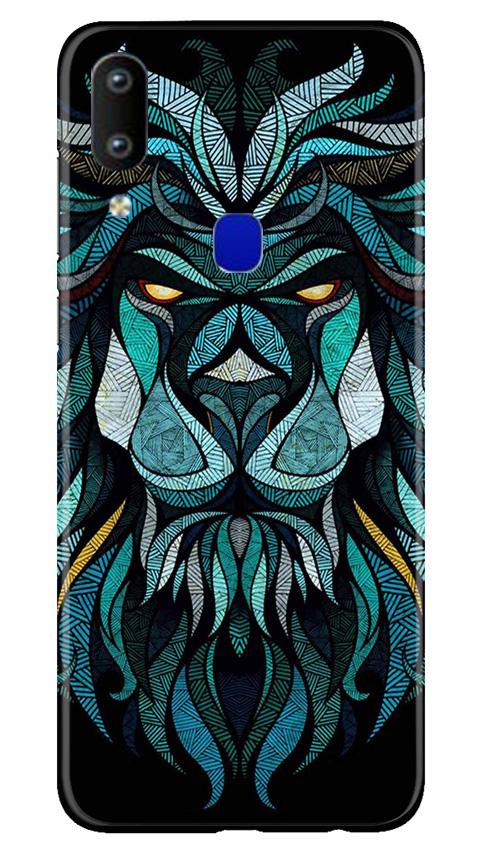 Lion Mobile Back Case for Vivo Y91   (Design - 314)