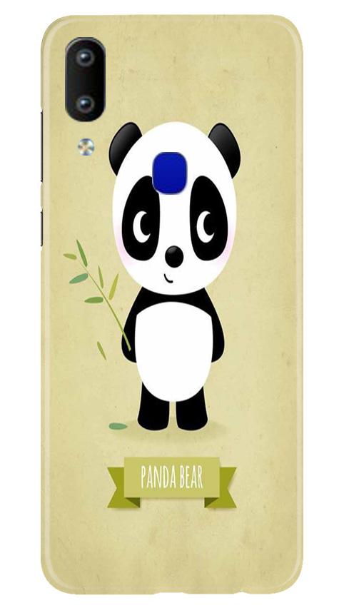 Panda Bear Mobile Back Case for Vivo Y91   (Design - 317)