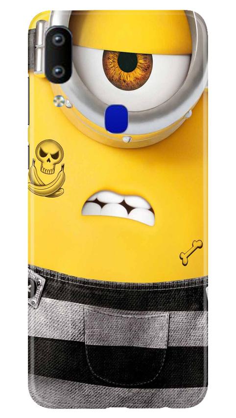 Minion Mobile Back Case for Vivo Y91   (Design - 324)