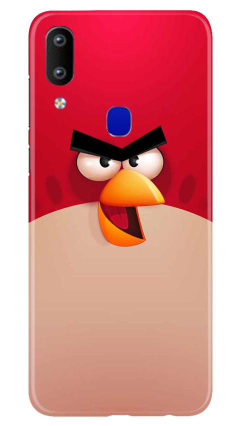 Angry Bird Red Mobile Back Case for Vivo Y91   (Design - 325)