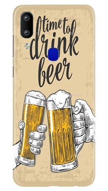Drink Beer Mobile Back Case for Vivo Y91   (Design - 328)