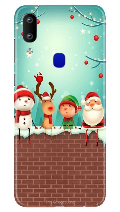 Santa Claus Mobile Back Case for Vivo Y91   (Design - 334)