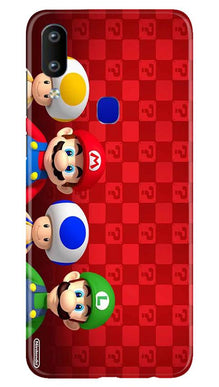 Mario Mobile Back Case for Vivo Y91   (Design - 337)