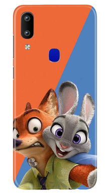 Cartoon Mobile Back Case for Vivo Y91   (Design - 346)