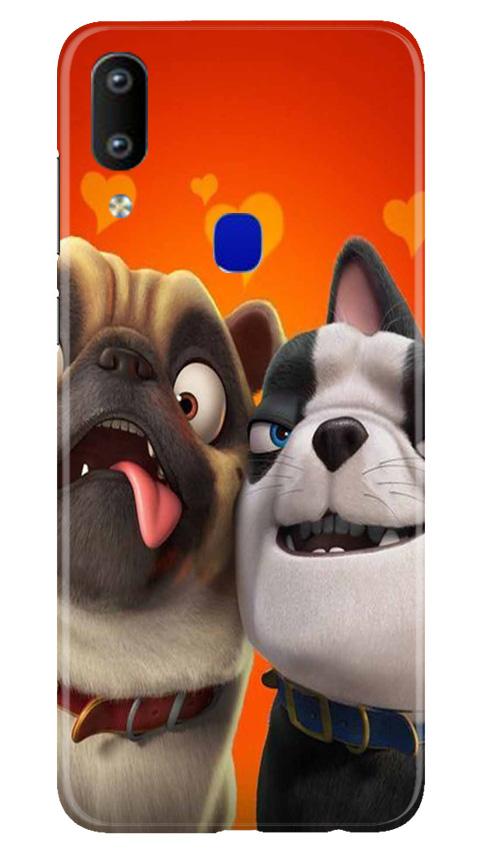Dog Puppy Mobile Back Case for Vivo Y91   (Design - 350)