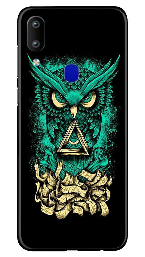 Owl Mobile Back Case for Vivo Y91   (Design - 358)