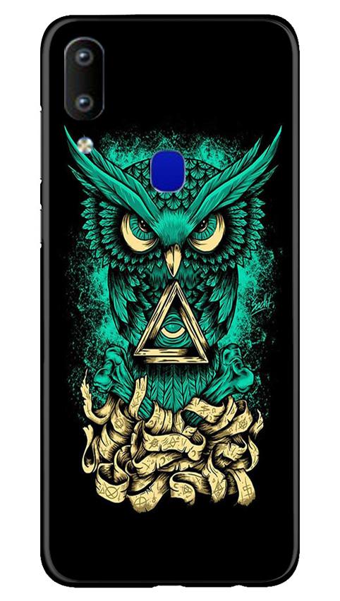 Owl Mobile Back Case for Vivo Y91   (Design - 358)
