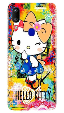 Hello Kitty Mobile Back Case for Vivo Y91   (Design - 362)