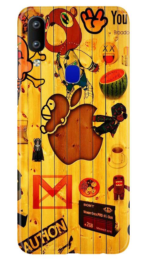 Wooden Texture Mobile Back Case for Vivo Y91   (Design - 367)