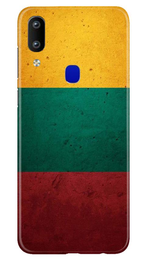 Color Pattern Mobile Back Case for Vivo Y91   (Design - 374)