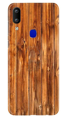 Wooden Texture Mobile Back Case for Vivo Y91   (Design - 376)
