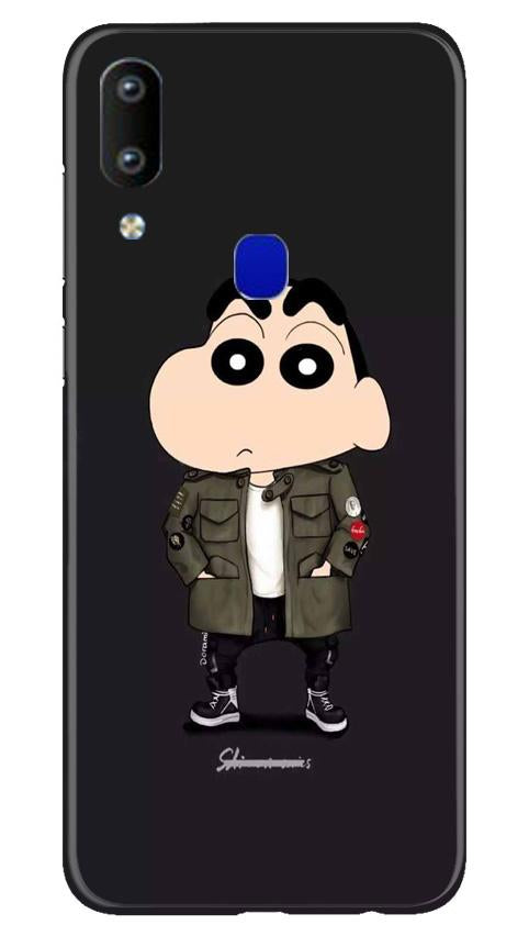 Shin Chan Mobile Back Case for Vivo Y91   (Design - 391)