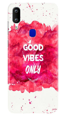 Good Vibes Only Mobile Back Case for Vivo Y91   (Design - 393)
