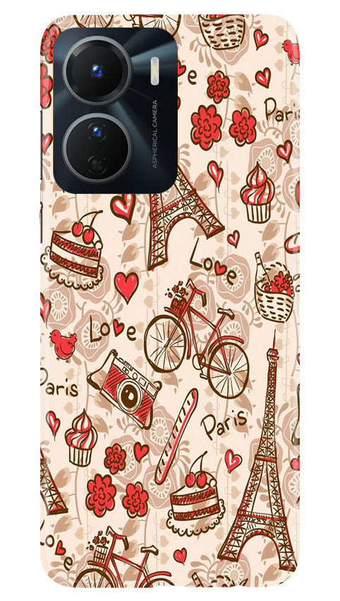 Love Paris Case for Vivo T2X 5G  (Design - 103)